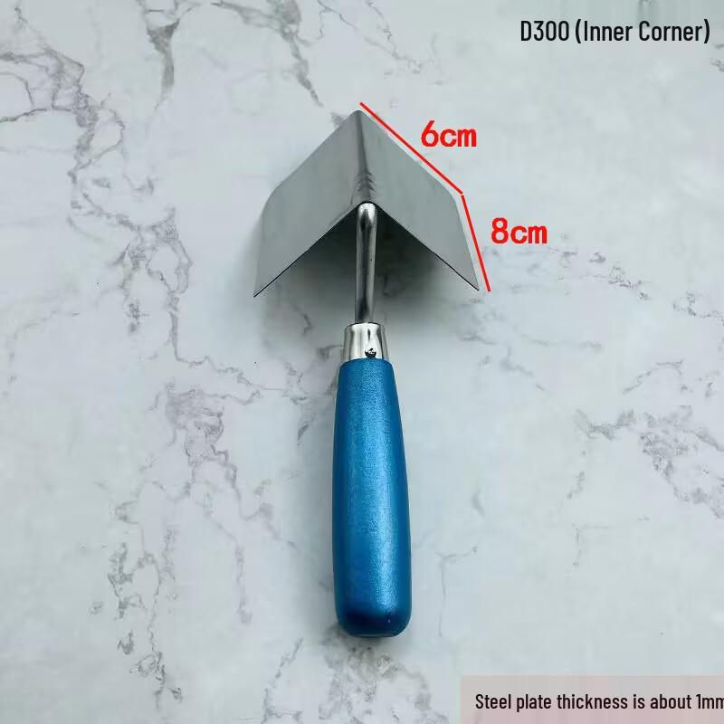 Stainless Steel and Plastic Putty Scraper for Inner and Outer Wall Corners
