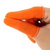 Orange Thickened Latex Finger Protectors - Disposable, Anti-Slip, Anti-Static, 500g for Beauty & Money Counting.