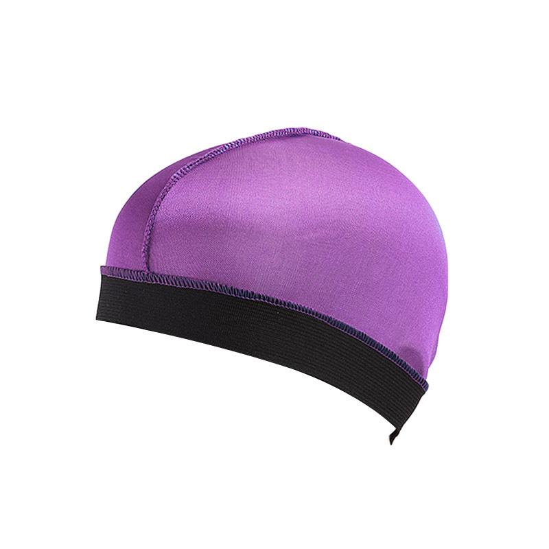 1Pc Night Sleep Headcover Street Style Hair Accessories Breathable Wave Cap Hair Loss Wig Caps Elastic Chemo Cap Imitation Silk