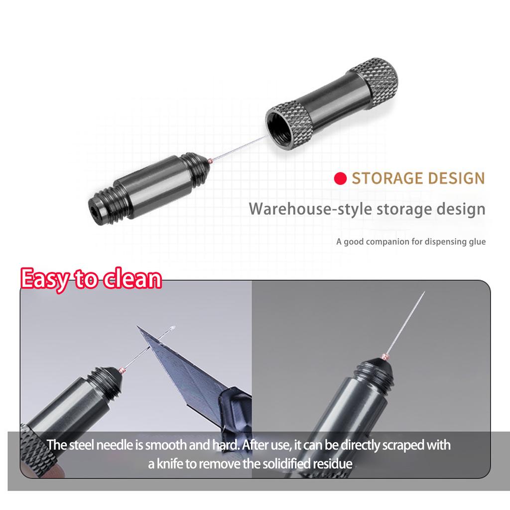 Precisionsmodell i metall Dispenserpinne Metalllimdispenserverktyg Nålspets För miniatyrmodellbyggande Och Hantverk