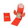 2Pcs Chinese 2025 New Year Red Envelope Blessing Lucky Red Pockets 3D New Year Red Packet  Bless