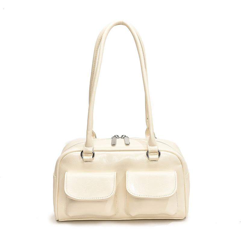 

Commuter Large-capacity Portable Underarm Bag New Fashionable Versatile Shoulder Bag белый