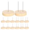 MultiPack Wooden Base Crochet Doll Holder Crochet Doll Stand 12Piece Set For Displaying Knitted Toy Felting Animals