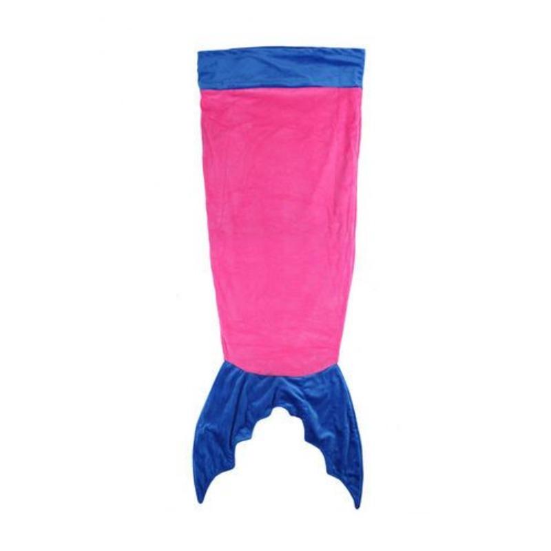 Children Shark Sleeping Bag Ultra-soft Fluffy Flannel Fishtail Blankets Kids Boys Girls Wearable Sleepsack Cozy Fluffy Sleep Bag