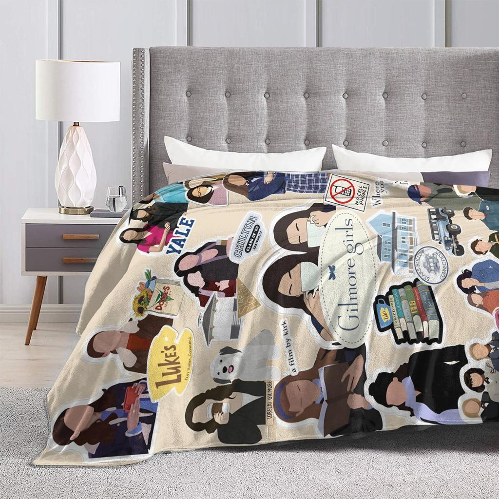 Ich liebe Gilmore Girls Amerikanisches Fernsehen Rory Gilmore Decke Warmes Plüsch Bettwäsche Überwürfe Für Draußen Flanell Bettdecke Bettbezug