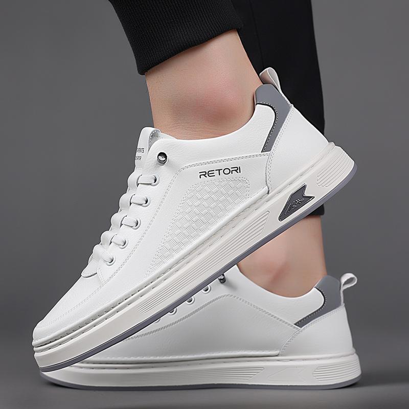 Fashion Fashion White Casual Shoes High Quality Lightweight Breathable Flats Men's Sneakers Versatile Comfy Walk Shoes Tennis Masculino