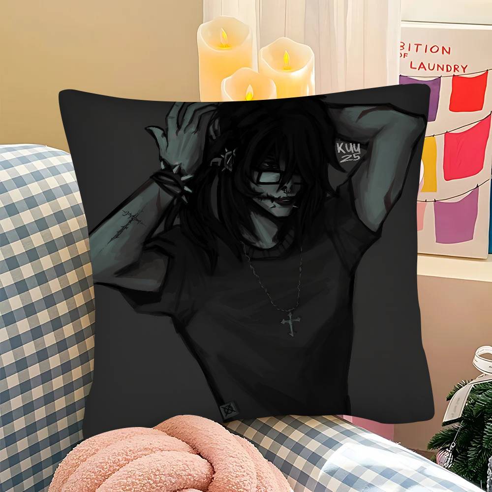 Pc UUrban Killer Jeff Pillow Case Fashion Square Pillowcase Bedroom Sofa Room Ins Decoration Leisure