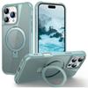 For iPhone 16 Pro Max Case Compatible with MagSafe Ring Holder Kickstand TPU+PC Phone Cover