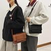 Bag Female Messenger Small Square Bag Niche High Sense Neutral Style Casual Trend Tofu Small Bag Mobile Phone Bag Male