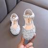 Summer Korean-style New Girls' Princess Single Shoes Leather Shoes Rhinestone Small/medium/large Children's Dance Performance Shoes
