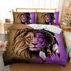 Bedclothes 100% Bamboo Fiber Bedding 3d Lion King Size Bedding Set Dream Catcher Quilt Set Boho Bohemia Bed Sets Europe Bedding