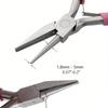 5-Inch Mini Pliers for DIY Jewelry Making, Small Needle Nose Pliers, Wire Wrapping Pliers