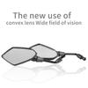 Universial 10mm Motorcycle HandleBar Mirror Scooter ATV Off-road Motorbike Rearview Mirrors E-Bike Back Side Convex Mirror
