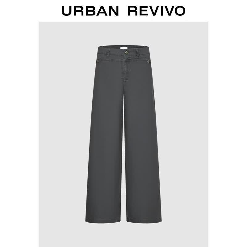 UR2026 Women s Straight-Leg Patchwork Pants XL