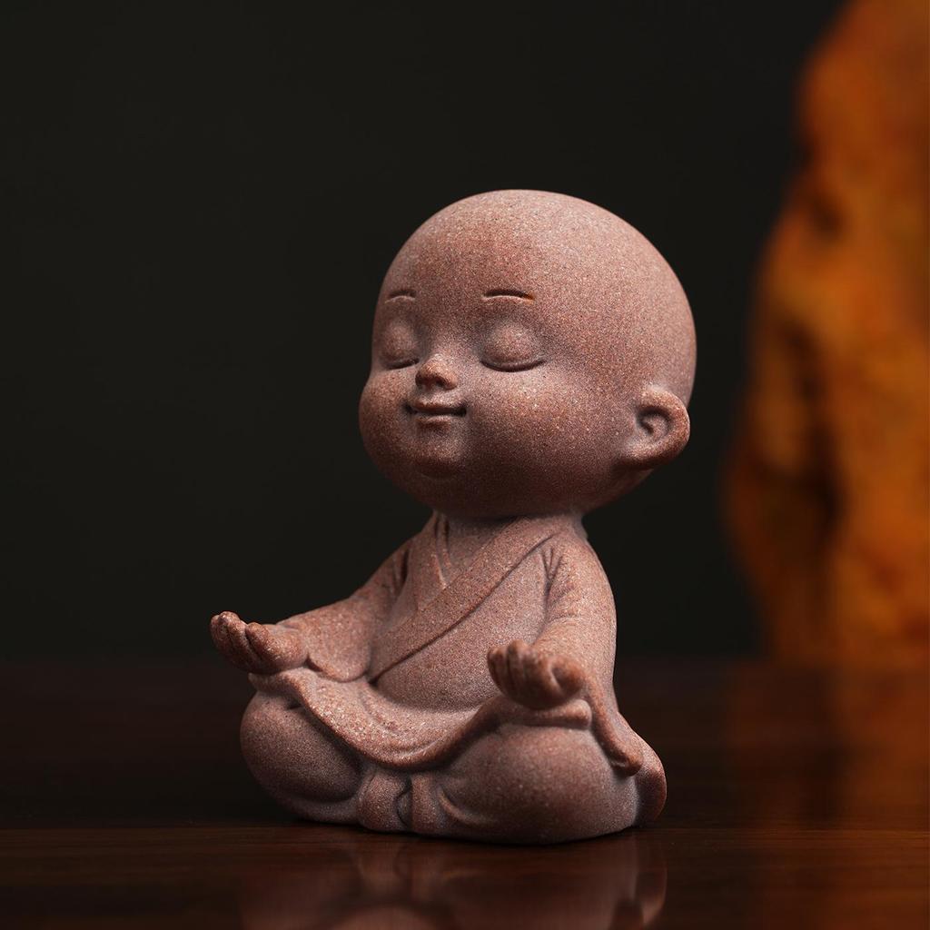 Wukong Blue Sand Sculpture: Multi-Functional Brush Holder & Creative Paperweight Ornament