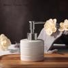 Bathroom Accessories Simple Ceramic Lotion Bottle Creative Cleaning Detergent Bottling Hand Sanitizer Bottle Soap Dispenser