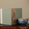 Antique Ru Kiln Intertwined Lotus Tea Cup