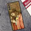 Jesus Cross Case For Samsung Galaxy S24 S22 S23 Ultra Note 20 S9 S10 Note 10 Plus S20 FE S21 FE Cover