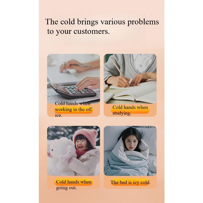 10PCS hand warmer student-specific wearable hand warmer sticker grip-free cover hand heating pad self-heating sticker hand warmer