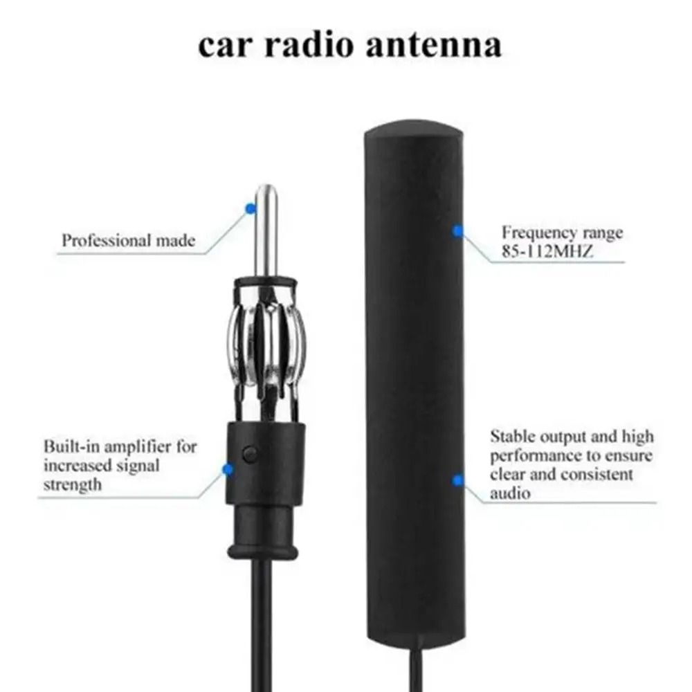 1Pcs Hidden Booster Antena DC 5-12V Amplified Antenna  for Car Truck Motorcycle Boat