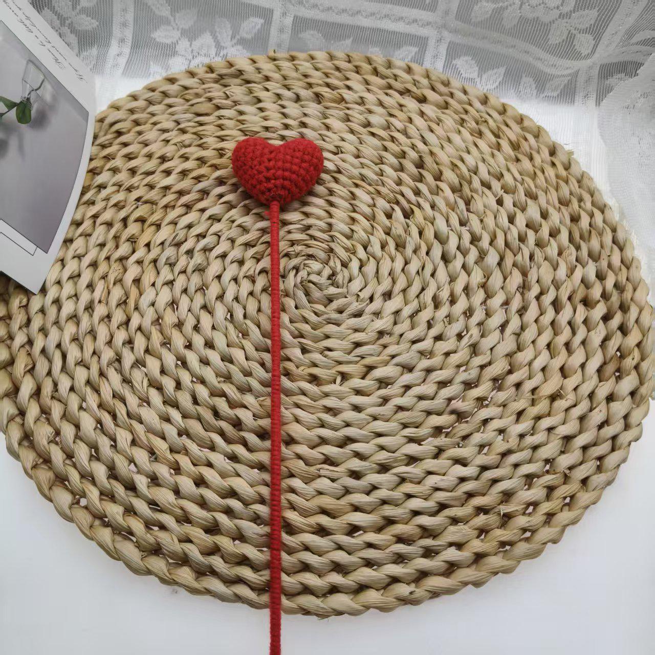 Valentine s Day Handmade Crochet Rose & Strawberry Bouquet