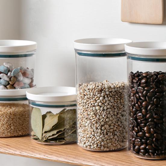 Storage Container Stackable Reusable Plastic Portable Food Storage Box for Kitchen