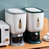20 Jin Capacity Moisture-Proof Rice & Flour Storage Bucket - Insect-Proof, Food-Grade Kitchen Grain & Cereal Box