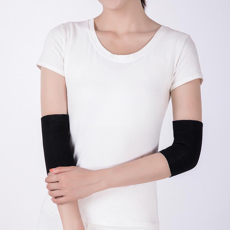 Men's and Women's Warm Wristbands: Short Sleeves for Joint Protection, Cold Resistance, Anti-Sprain, Wrist & Elbow Support with Velvet Lining.