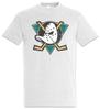 DUCKS HOCKEY T-SHIRT Symbol Sign Team The Mighty Logo Mask Bat Stick