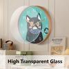 Cartoon Quartz Wall Clock Cute Animals Hanging Wall Clock Living Room Children's Room Kindergarten Decoration Loudspeaker Mute