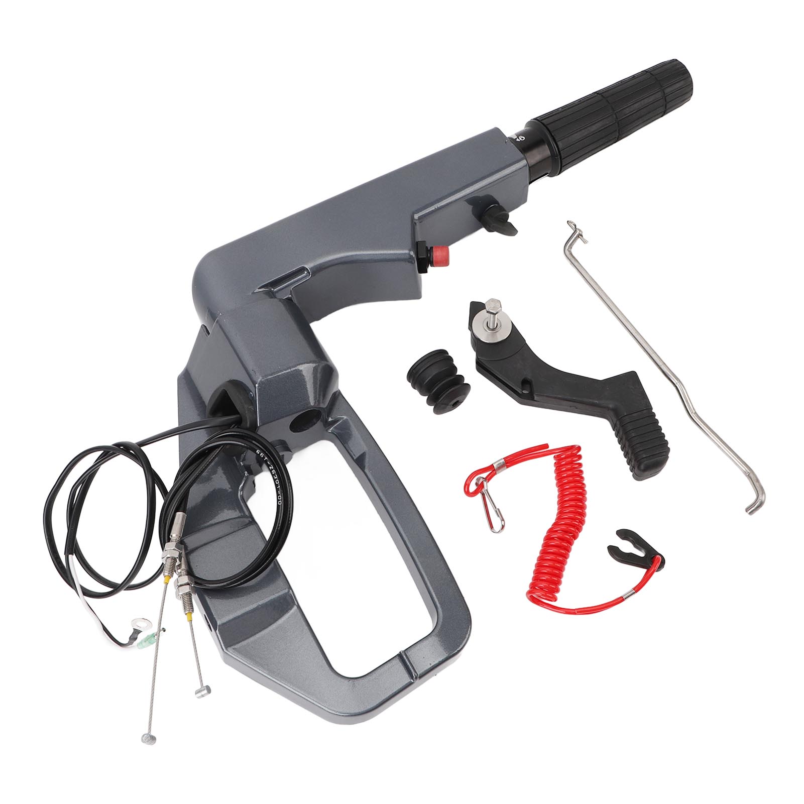 

Сборка рулевой ручки 66T W0084 02 4D алюминиевый сплав рулевой рычаг румпеля подходит для подвесного двигателя E40X