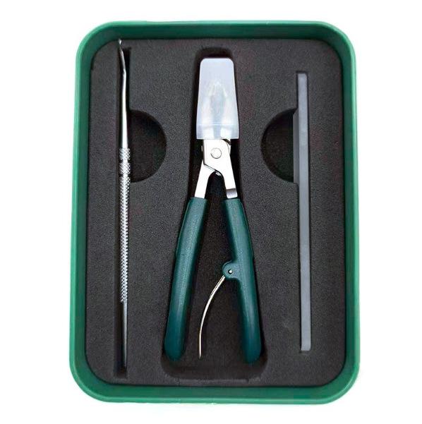 Precision Anti-Splash Ingrown Nail Clippers with Slanted Tip and Groove Repair.