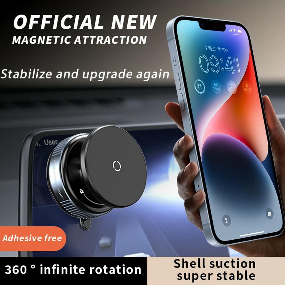X97 Car Phone Mount Magnetic Dashboard Holder Suction Cup Smartphone Bracket