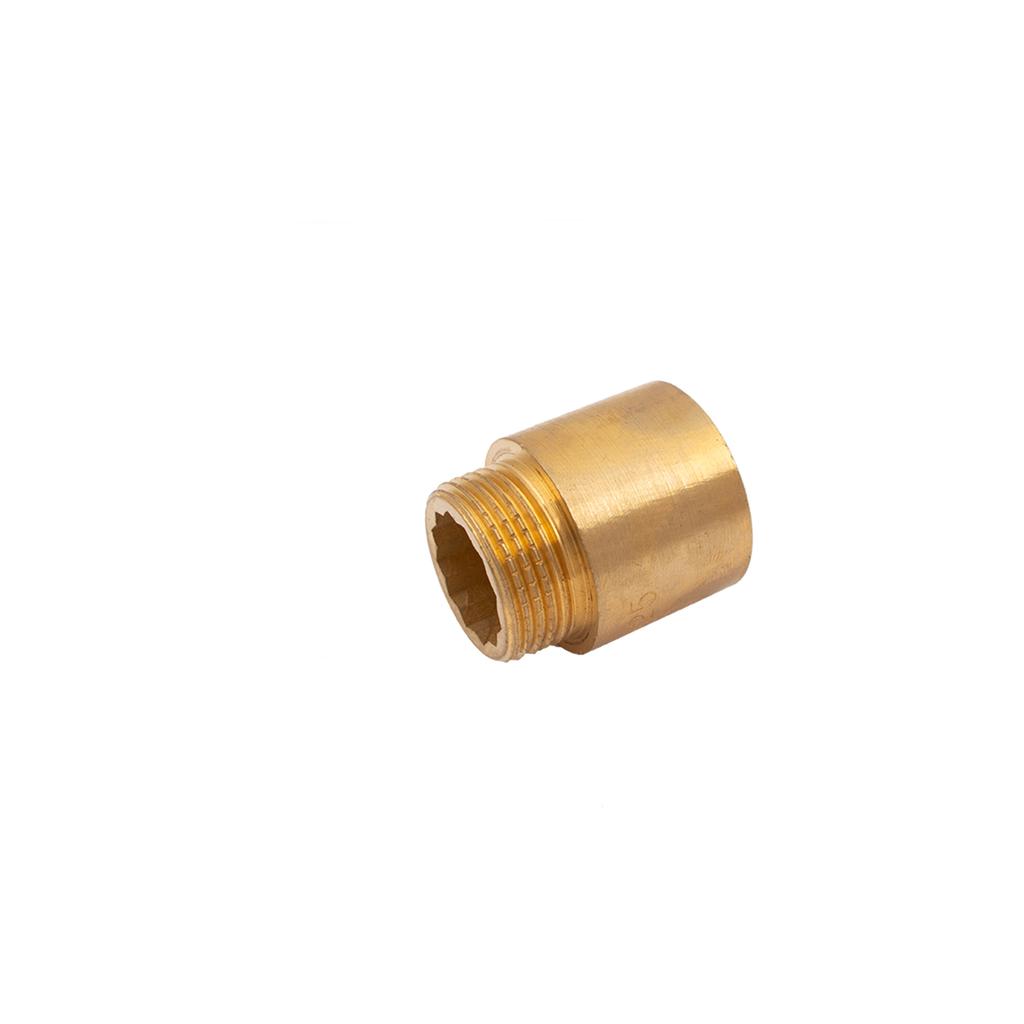 Idmar przedłużka mosiężna 3/4" 15mm do instalacji wodnych
