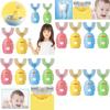 Adorable Silicone U-shaped Toothbrush For Toddlers Safe And Comfortable