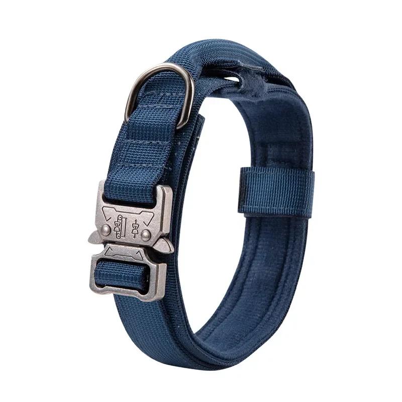 Outdoor Sports Style Tactical Dog Collar Usable Collar For Medium To Large Dogs With Traction Capability for Dog Training