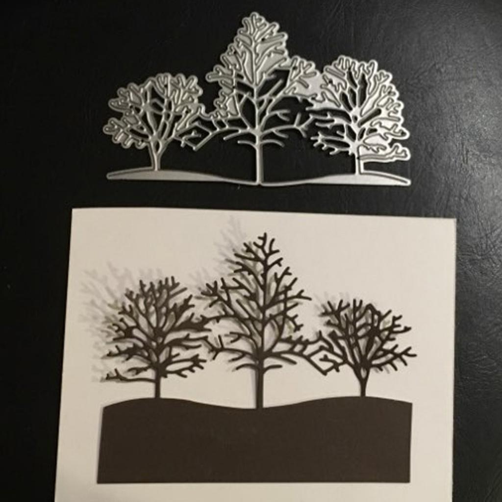 Creative Trees Metal Cutting Dies Exquisite Scrapbooking Embossing Template