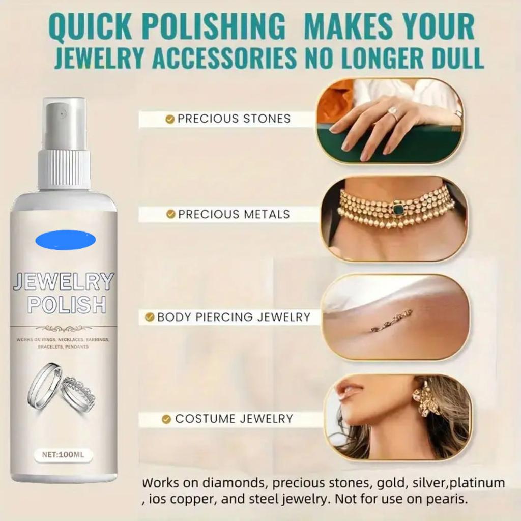 100ml JEWELRY POLISH Spray To Quickly Repairs And Protects The Metal Surface Of Jewelry