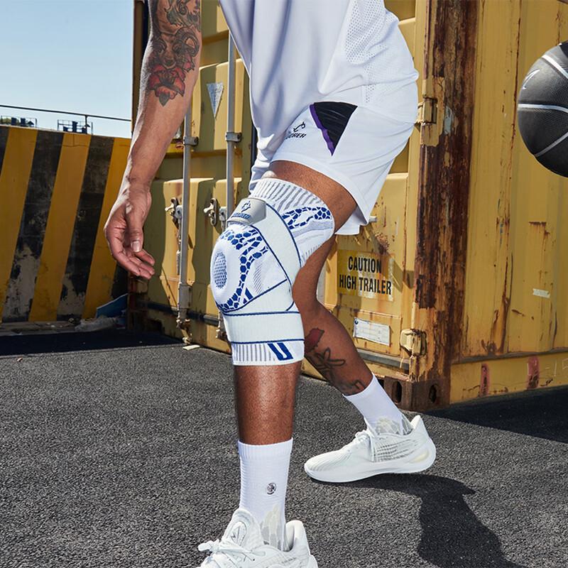 Zhuanzhe Professional Pixel Eye Basketball Knee Brace L