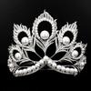 Tiara de Mireasă Perlată Handmade Coroană Mare de Păr Diademă pentru Petrecere/Concurs
