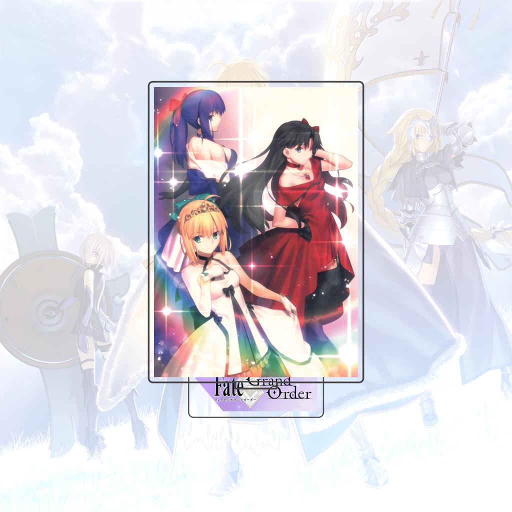 Anime game Fate/Grand Order 15 cm acrylic character stand model bracket desktop bookshelf decoration collection fan gift