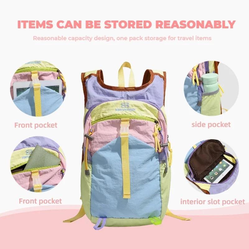 Women's Lightweight Nylon Backpack,Hiking Backpack, Fashion Travel Commuter Bag,Casual Backpack,Student Backpacks