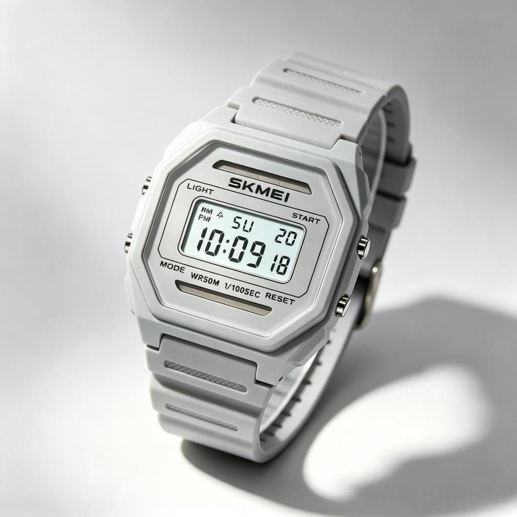 Men's Digital Watch SKMEI Solar Chronograph LED Backlight 2640