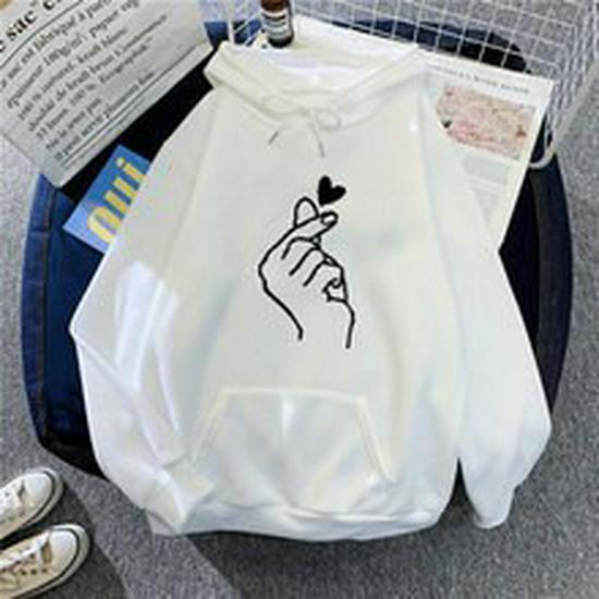 

Men s Autumn Korean Style Trendy Casual Hoodie with Hat, Versatile Long Sleeve Sports Plus Velvet Pullover XXL білий
