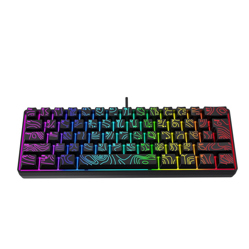 Mekanik Hissiyatlı 61 Tuşlu RGB Kablolu Oyuncu Klavyesi