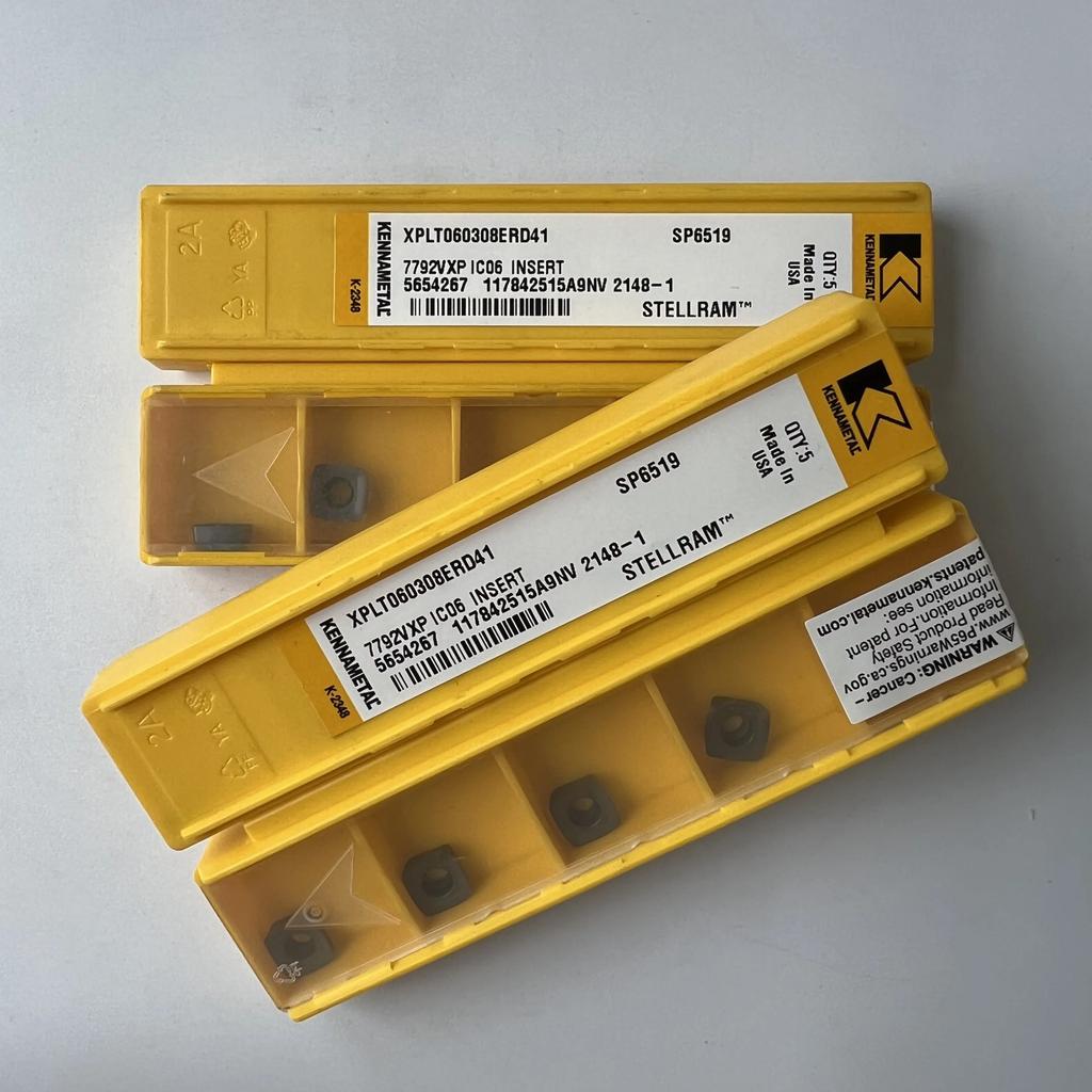 Original / XPLT060308ERD41 SP6519 / Industrial indexable Carbide Inserts 10 Pcs