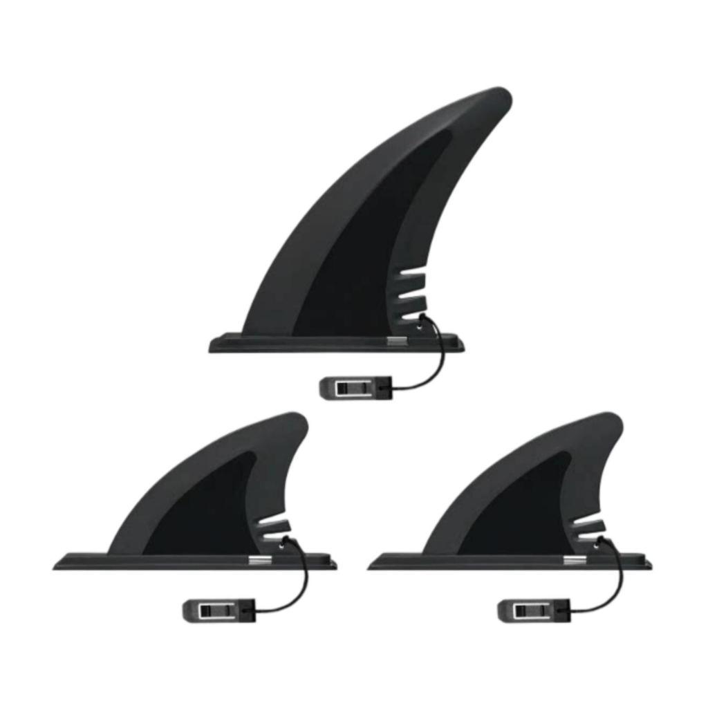 3Pcs Surfboard PVC Fins Set for Inflatable Kayaks Spare Parts Universal Fit