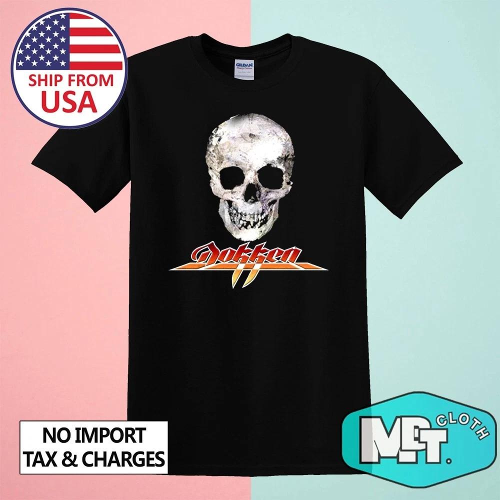Dokken Skull Broken Bones Men s Black Size S-5XL XL