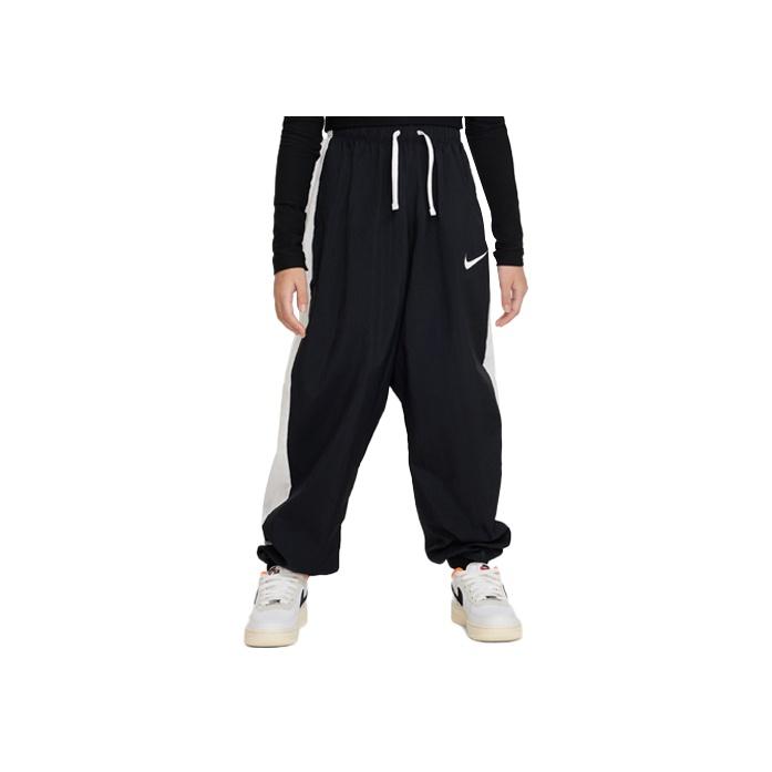 Nike Colorblock Drawstring Knit Sweatpants Kids Bottoms Black FB1269-010