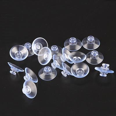 10 Stücke 25mm Klar Sucker Aquarium Transparent Glas Pilz Tassen Starke Saug Suckers Vakuum R0P5